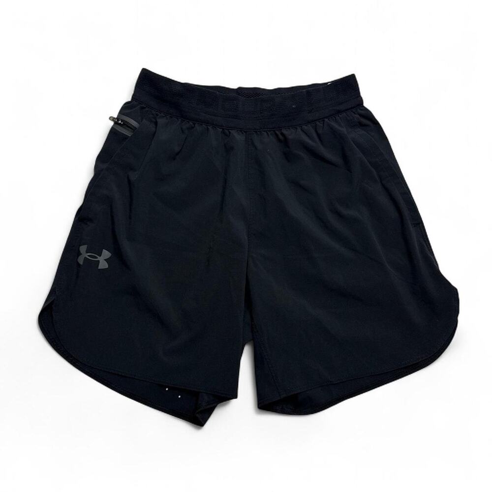 Under Armour Black Lined Running Shorts Size Small